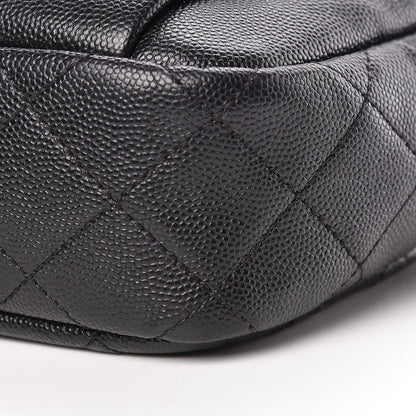 Chanel Caviar Quilted CC Day Camera Case Black 10 of 11