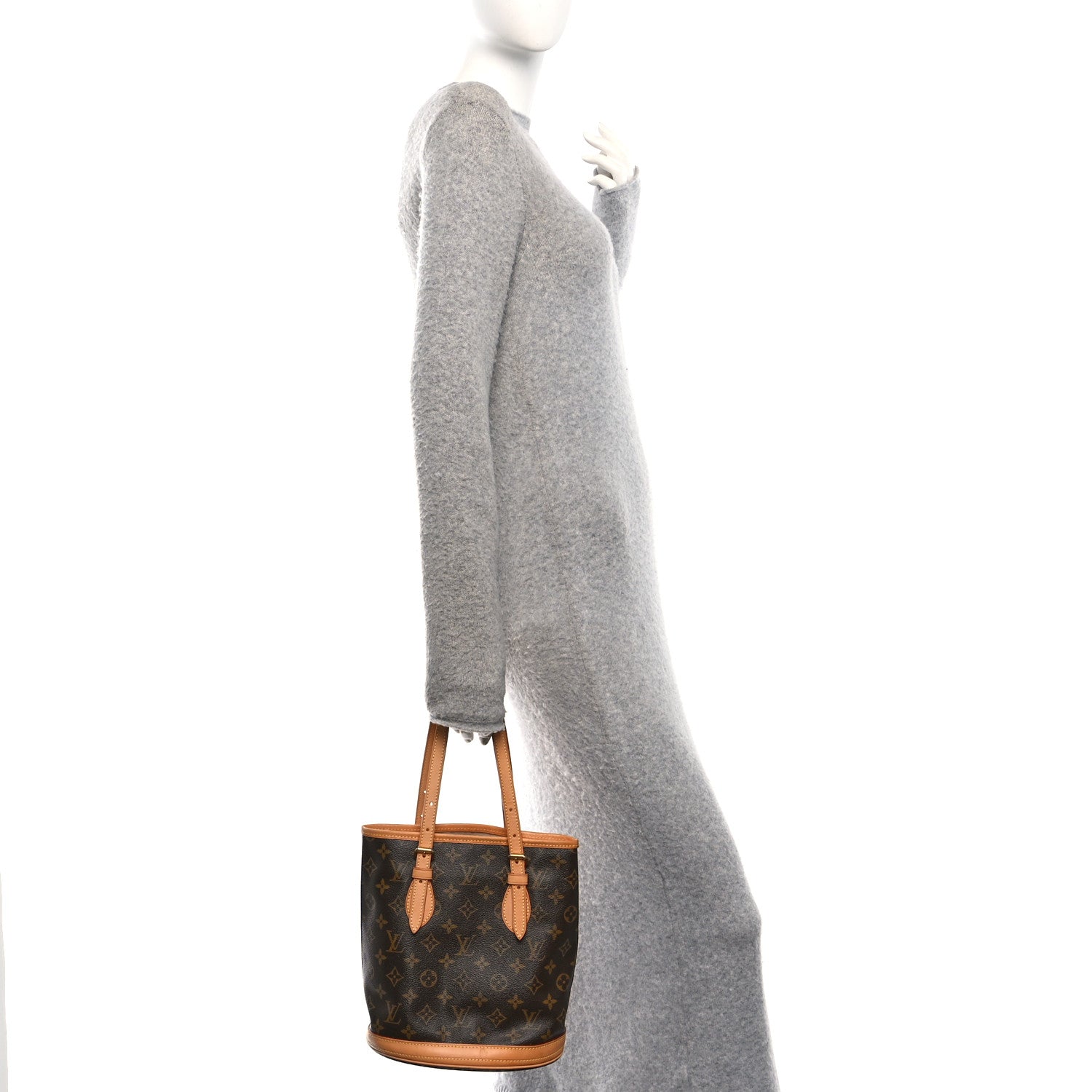 Louis Vuitton Monogram Petit Bucket 23 2 of 9
