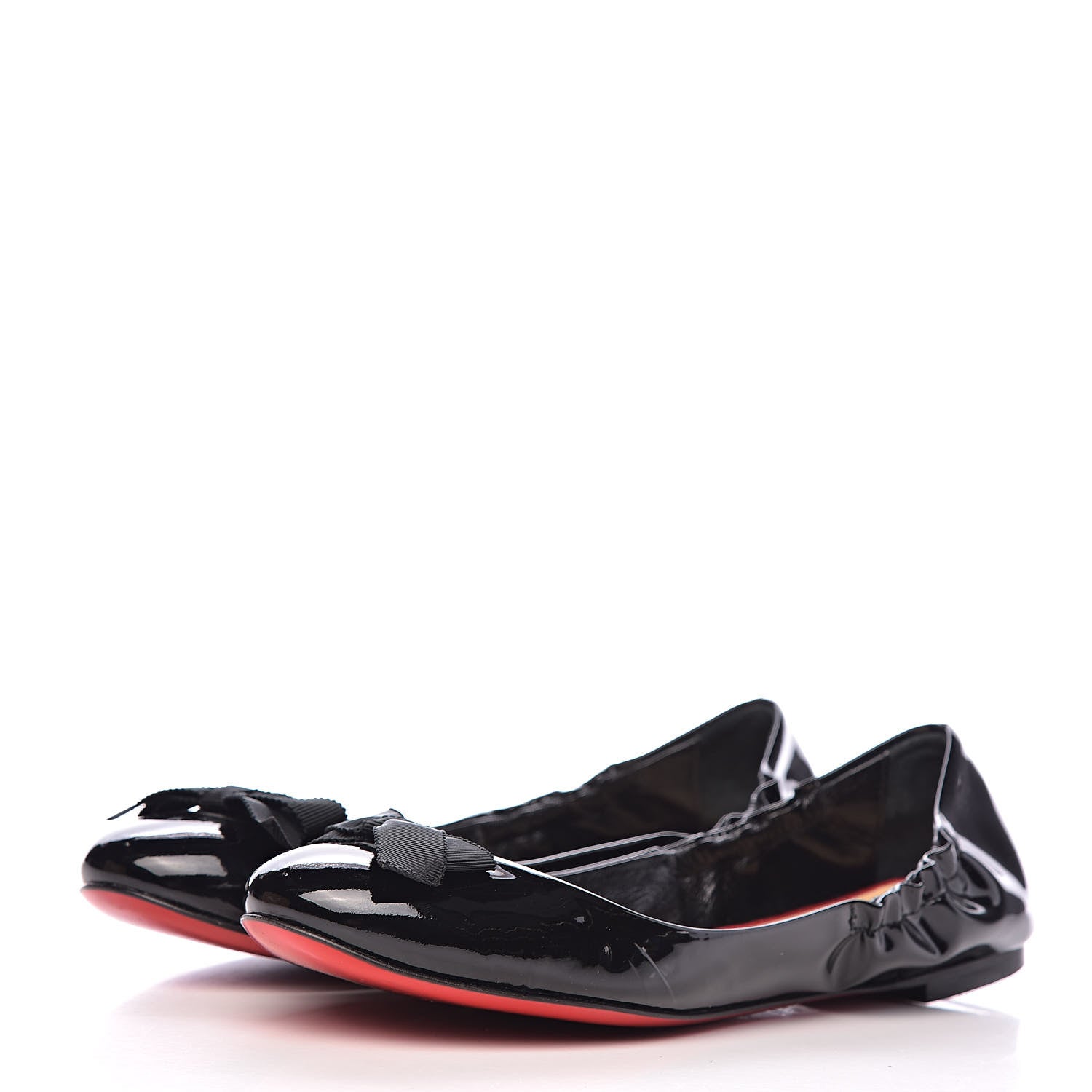Christian Louboutin Patent Gloriana Flats 36.5 Black 3 of 13