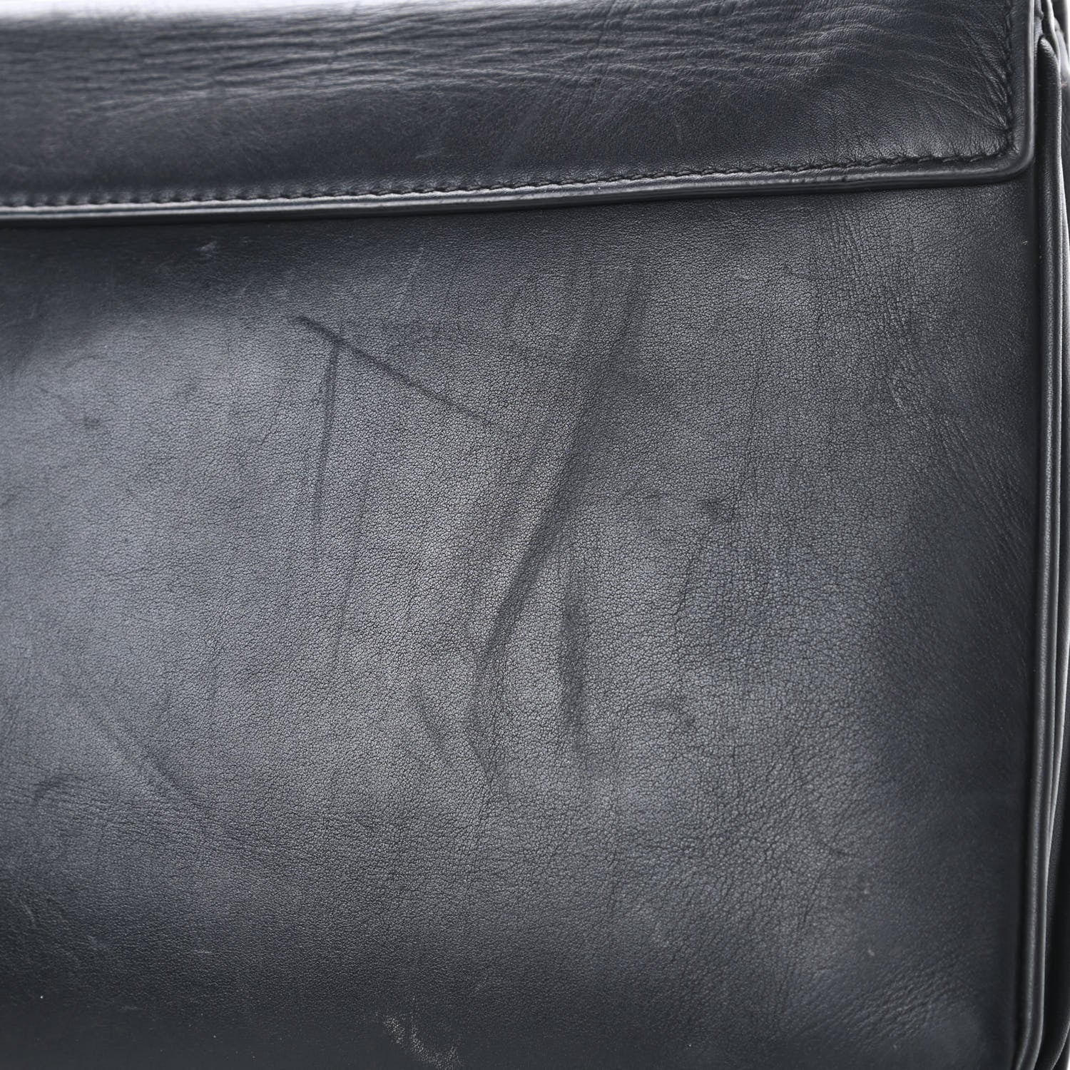 Prada Soft Calf Chain Shoulder Bag Black 22 of 23