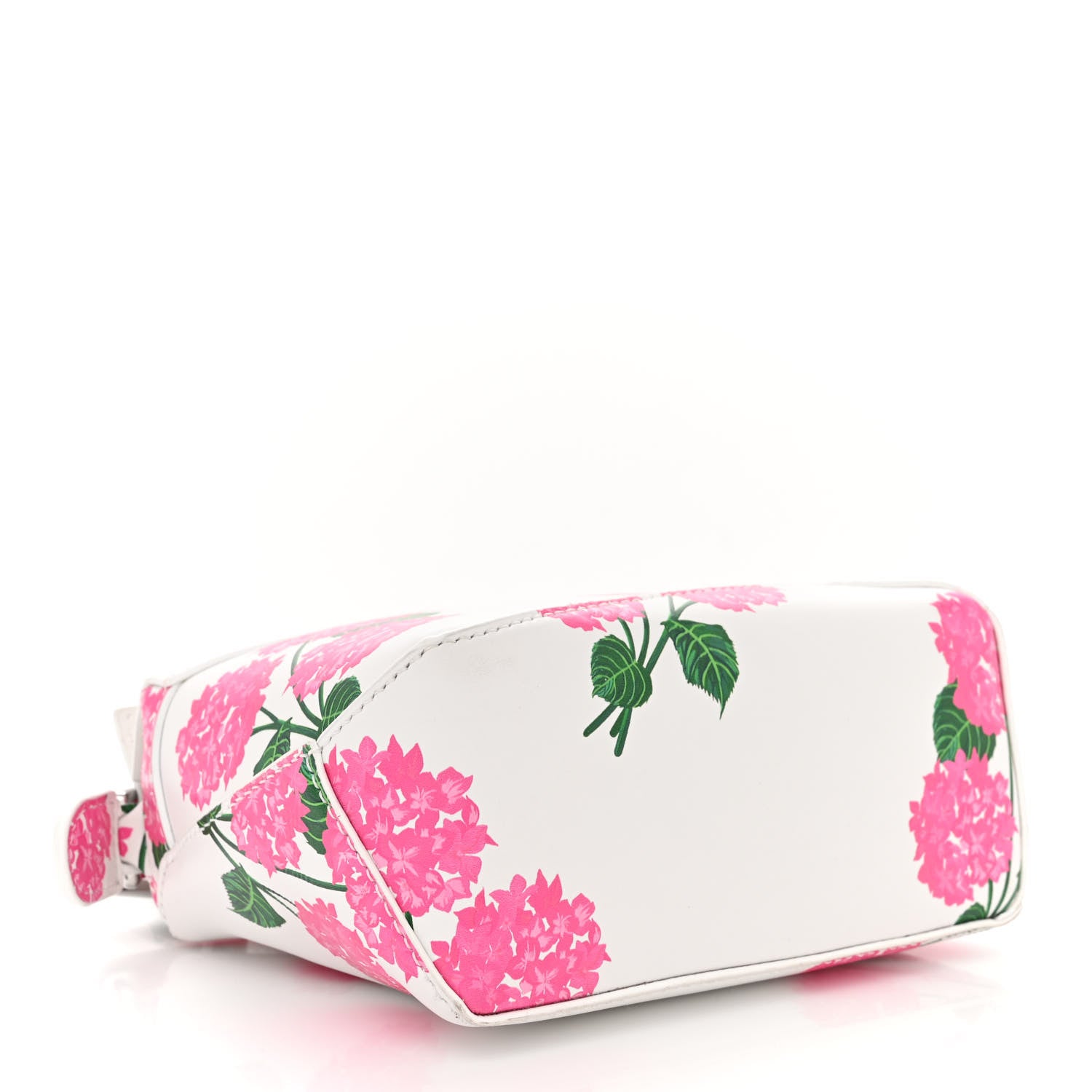 Loewe Satin Calfskin Flower Print Mini Puzzle Edge Bag White Multicolor 4 of 15