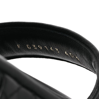 Chanel Lambskin Quilted Platform Sandals 40.5 Black 10 of 13