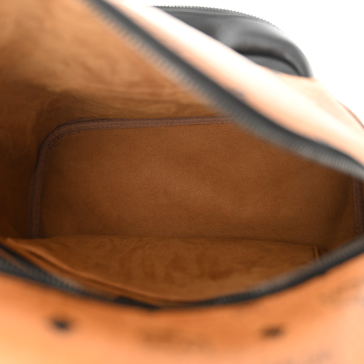 MCM Visetos Small Stark Backpack Cognac Black 5 of 10