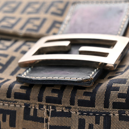 Fendi Zucchino Mama Baguette Navy 10 of 12