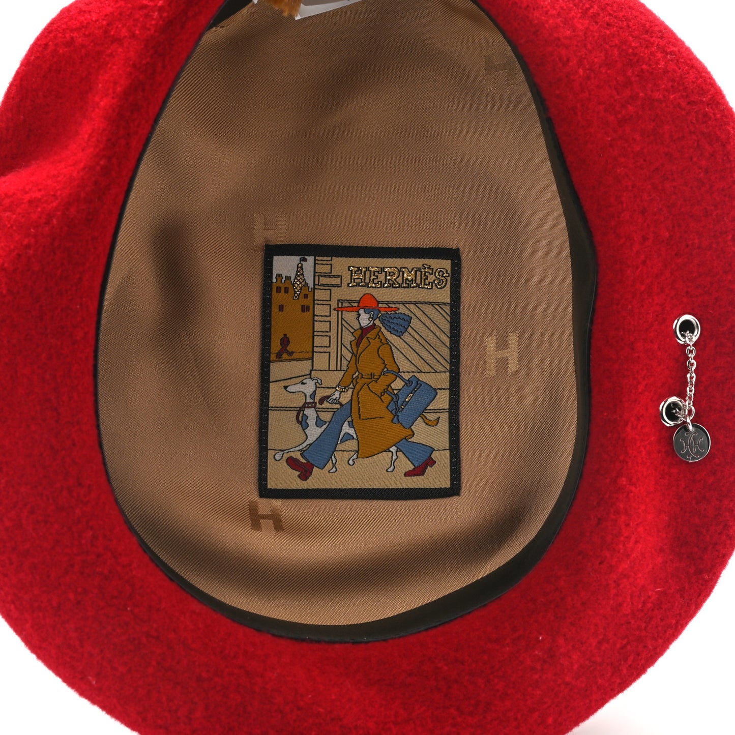 Merinos Wool Felt Felicity Beret Hat 56 Passion