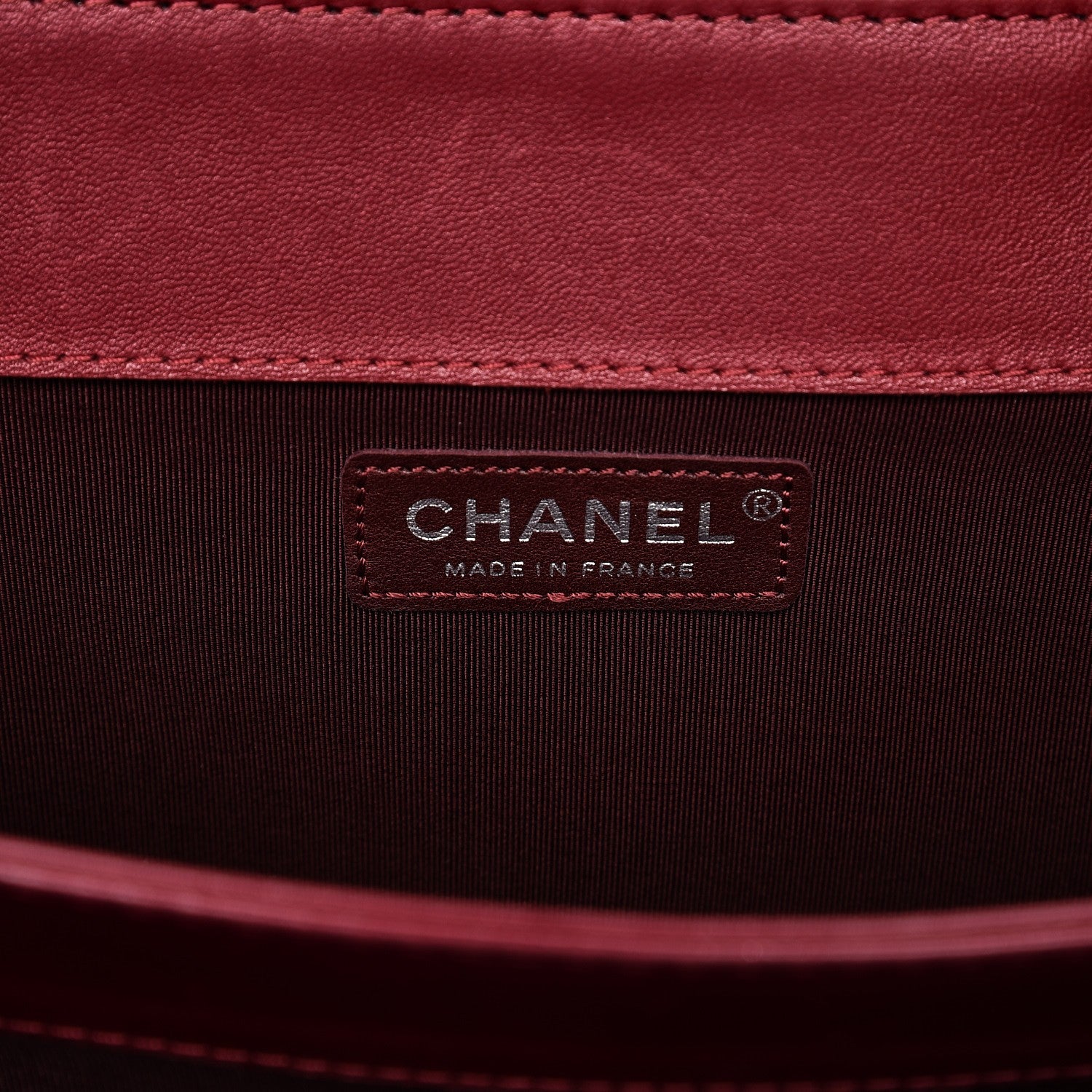 Chanel Lambskin Paris Bombay Reissue Accordion Flap Dark Red 6 of 9