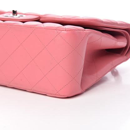 Chanel Lambskin Quilted Jumbo Double Flap Pink 9 of 14