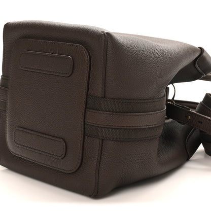 Loro Piana Grained Calfskin Micro Bale Bag Dark Chocolate Licorice 10 of 10