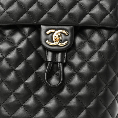 Chanel Lambskin Quilted Small Urban Spirit Backpack Black 8 of 11