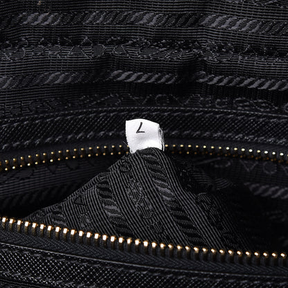 Prada Saffiano Lux Bauletto Nero Black 8 of 11