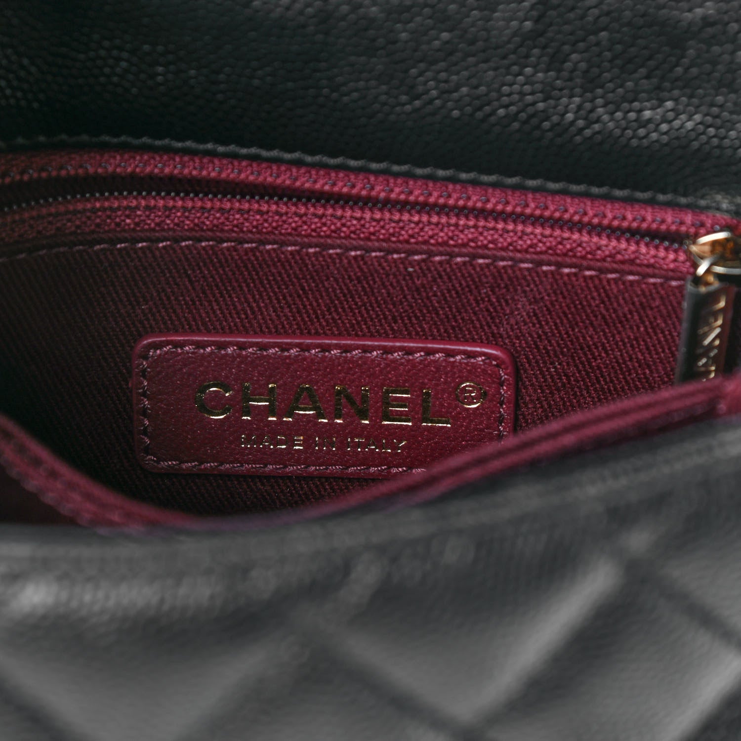 Chanel Caviar Quilted Extra Mini Coco Handle Flap Black 8 of 10