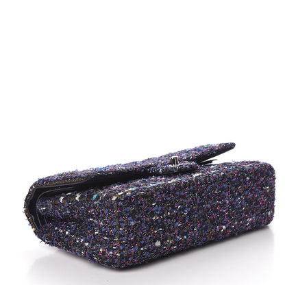 Chanel Tweed Quilted Medium Double Flap Multicolor 4 of 14