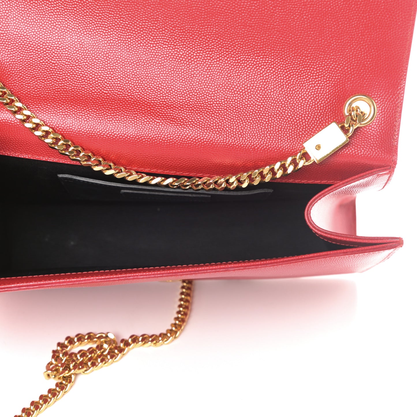 Grain De Poudre Medium Monogram Kate Satchel Red