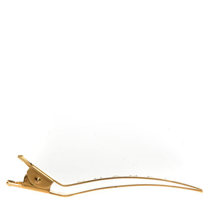 Chanel Hair Clip Barrette Gold 2 of 4