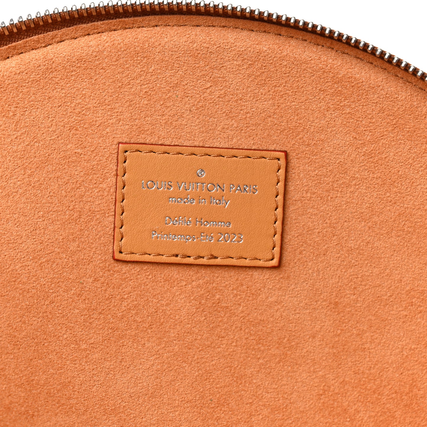 Calfskin Monogram Fortune Cookie Pouch Purple