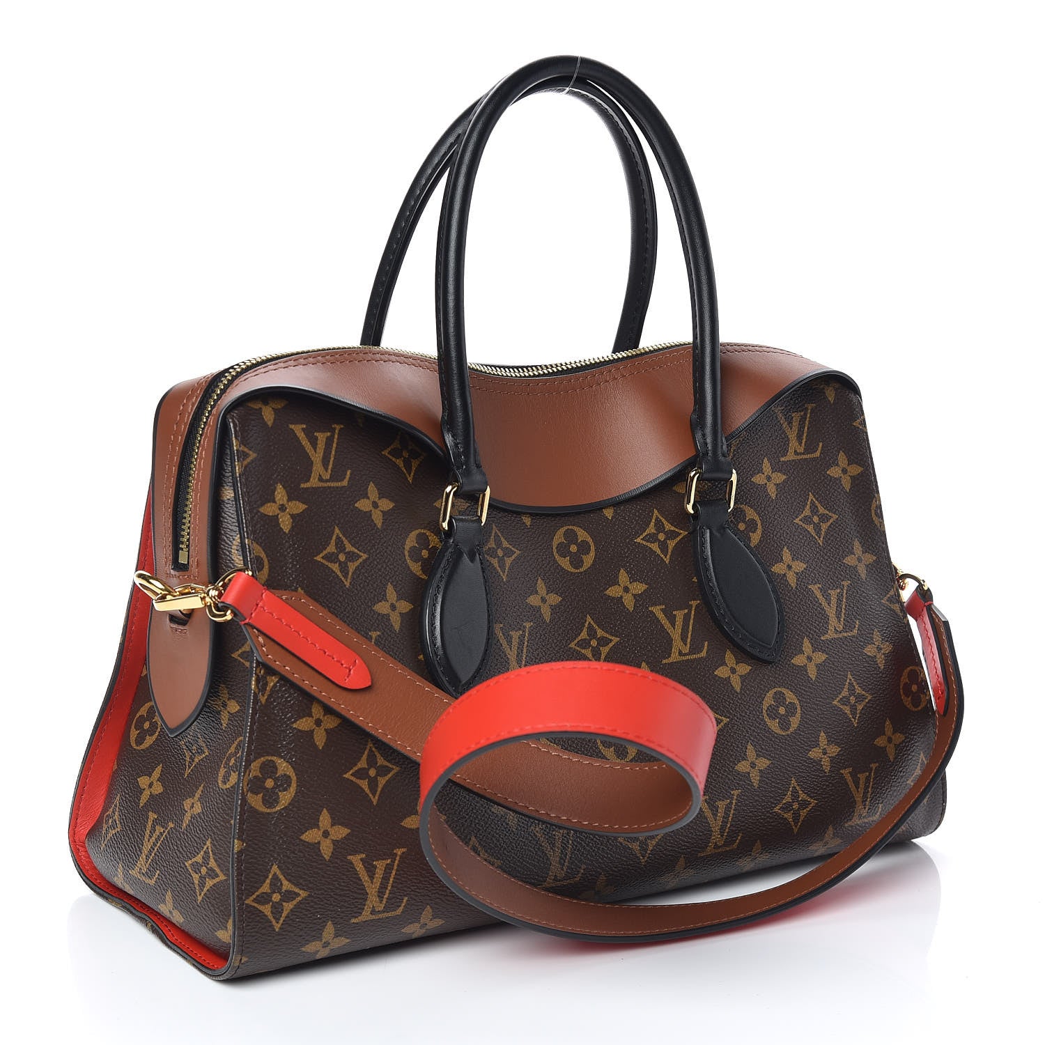 Louis Vuitton Monogram Tuileries Caramel Rouge 3 of 10