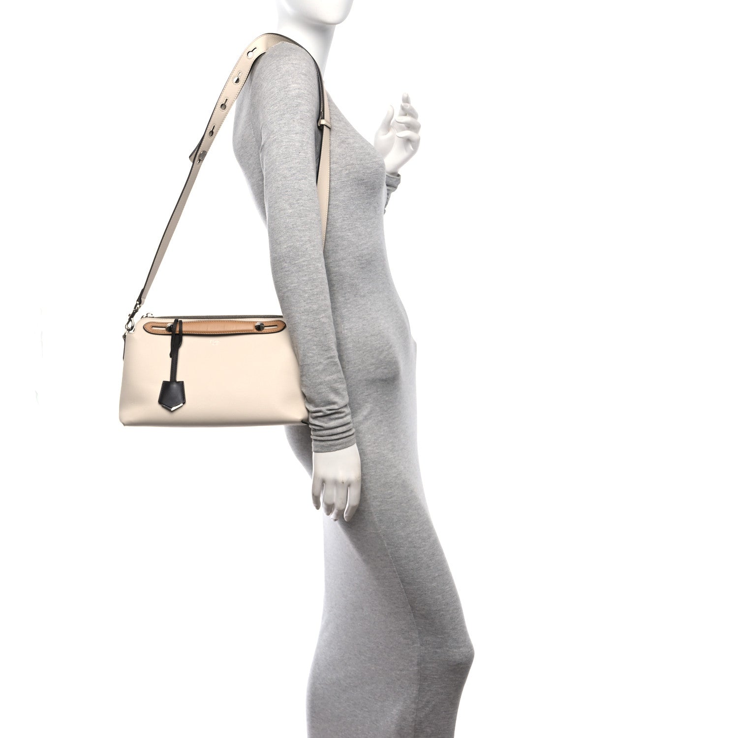 Fendi Vitello Dolce 5 Color Medium By The Way Boston Bag Camelia Multicolor 2 of 12