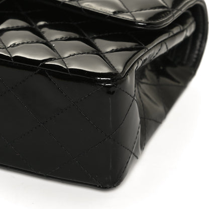 Chanel Patent Quilted Small Double Flap Black 12 of 13