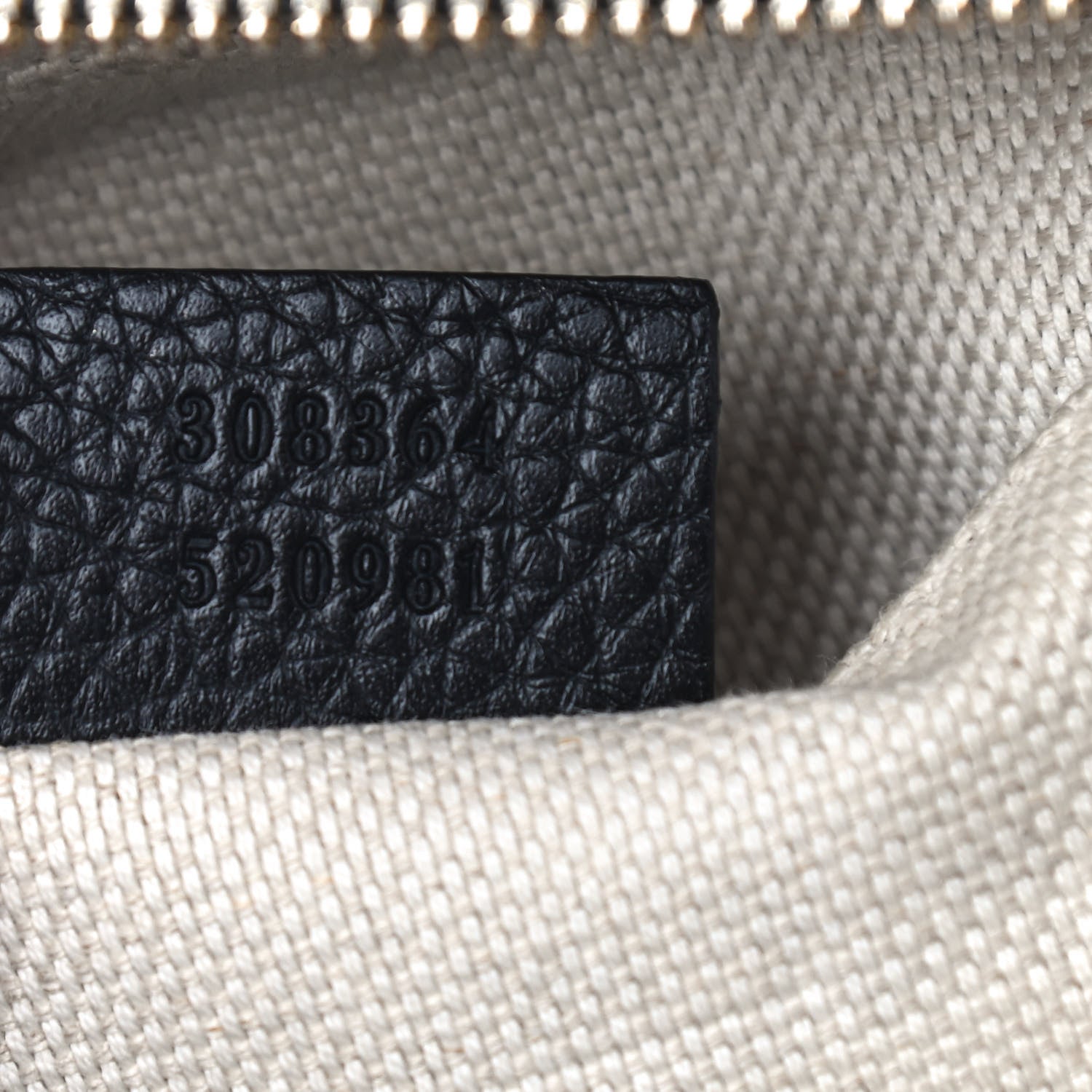 Gucci Pebbled Calfskin Small Soho Disco Bag Black 7 of 9