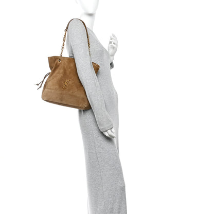 Saint Laurent Suede Small Jamie Shopping Tote Golden Leaf 2 of 12