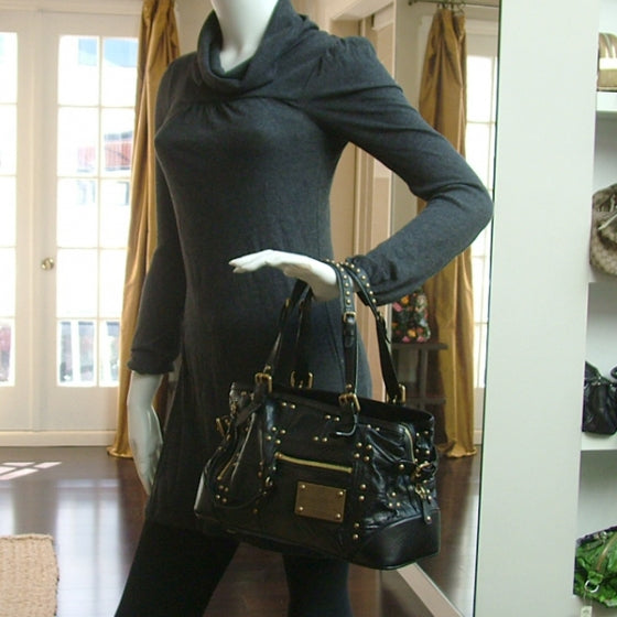 Lambskin Riveting Black