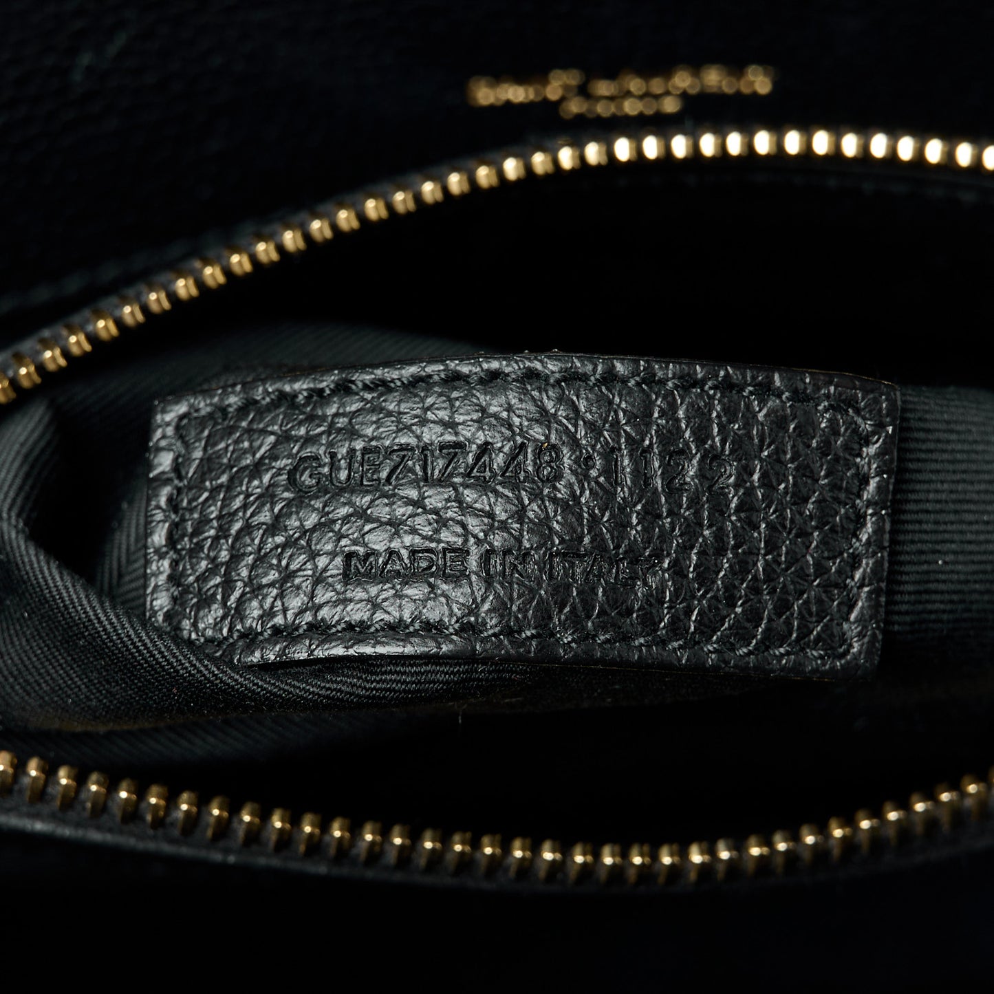 Grained Calfskin Baby Sac De Jour Souple Black
