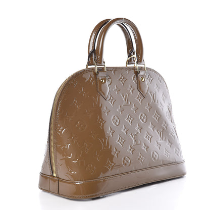 Louis Vuitton Vernis Alma PM Vert Olive 3 of 14