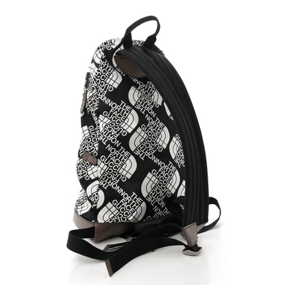 Gucci X THE NORTH FACE Econyl Nylon Medium Backpack Black Ivory New Acero Crop 3 of 11
