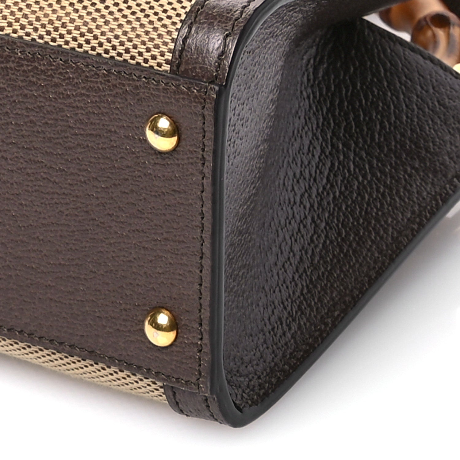 Gucci Monogram Jumbo GG Textured Dollar Calfskin Mini Diana Tote Bag Camel Ebony New Acero Pomegranate Red 10 of 10