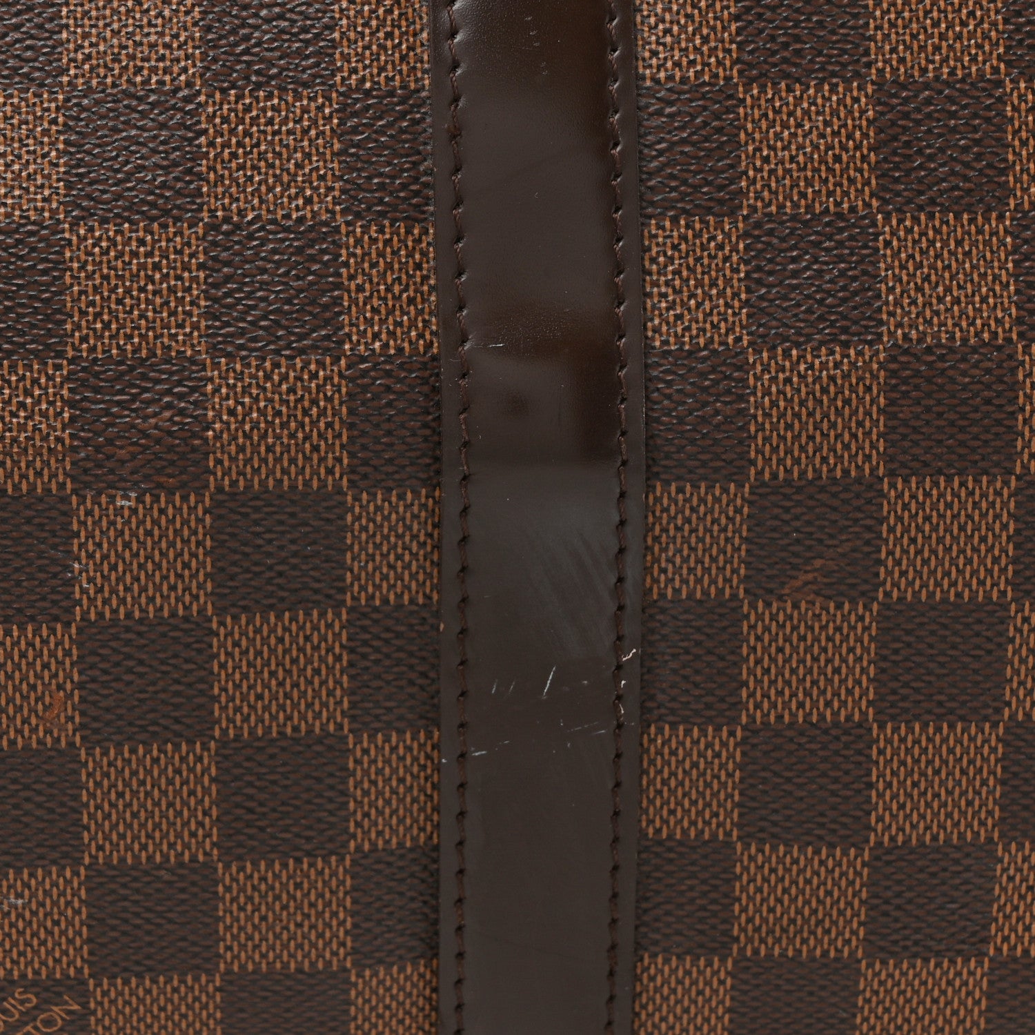 Louis Vuitton Damier Ebene Keepall Bandouliere 55 12 of 20