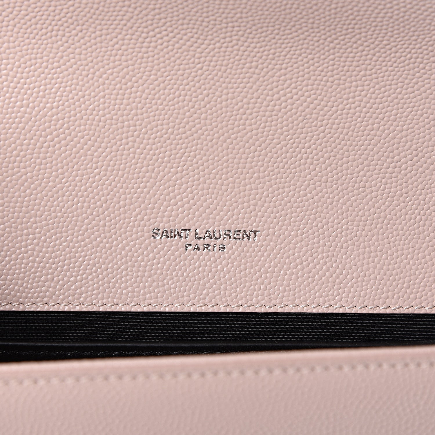 Saint Laurent Grain De Poudre Small Monogram Kate Satchel Marble Pink 5 of 10