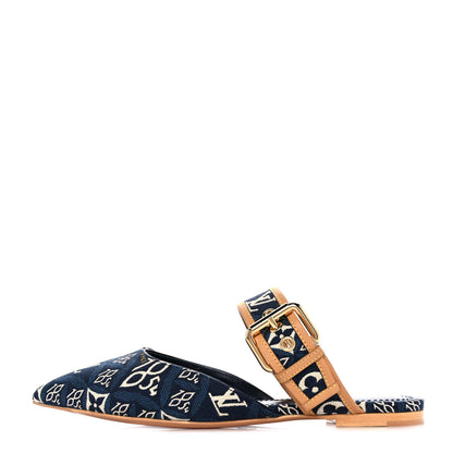 Louis Vuitton Since 1854 Sofia Flat Mule 36 Blue 1 of 9