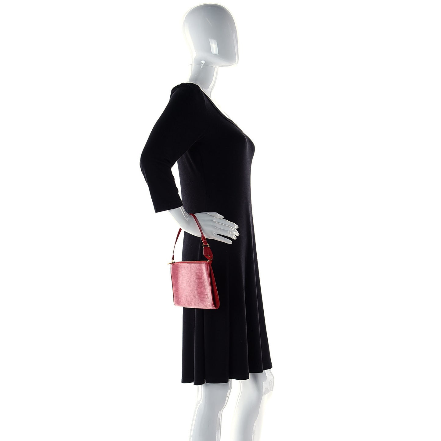 Epi Pochette Accessories 24 Castillan Red