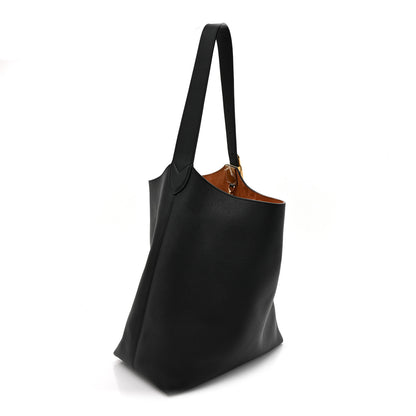 Louis Vuitton Grained Calfskin Low Key Hobo MM Black 4 of 10
