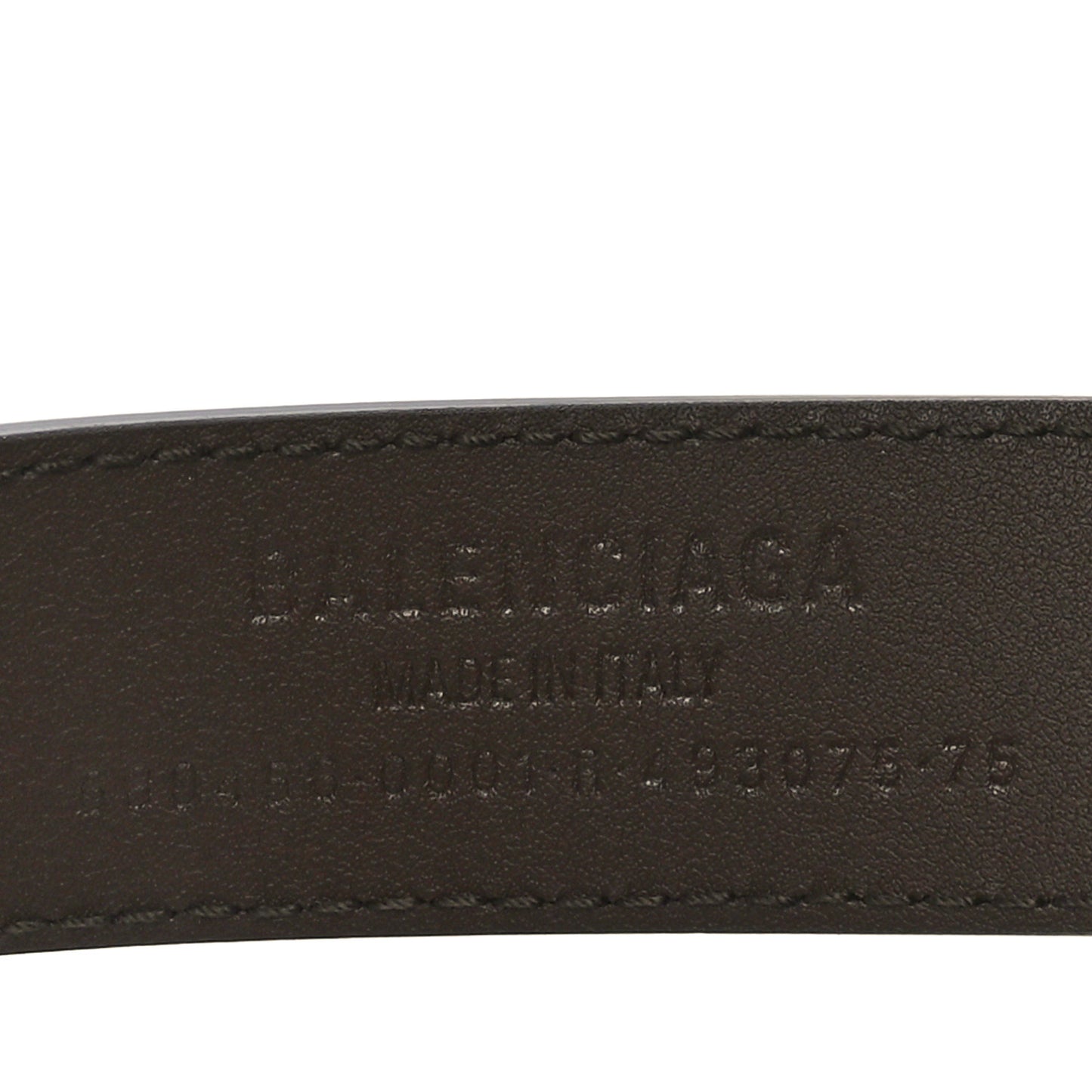 X BALENCIAGA BB Supreme Monogram 40mm Belt 75 30 Beige Ebony Dark Brown