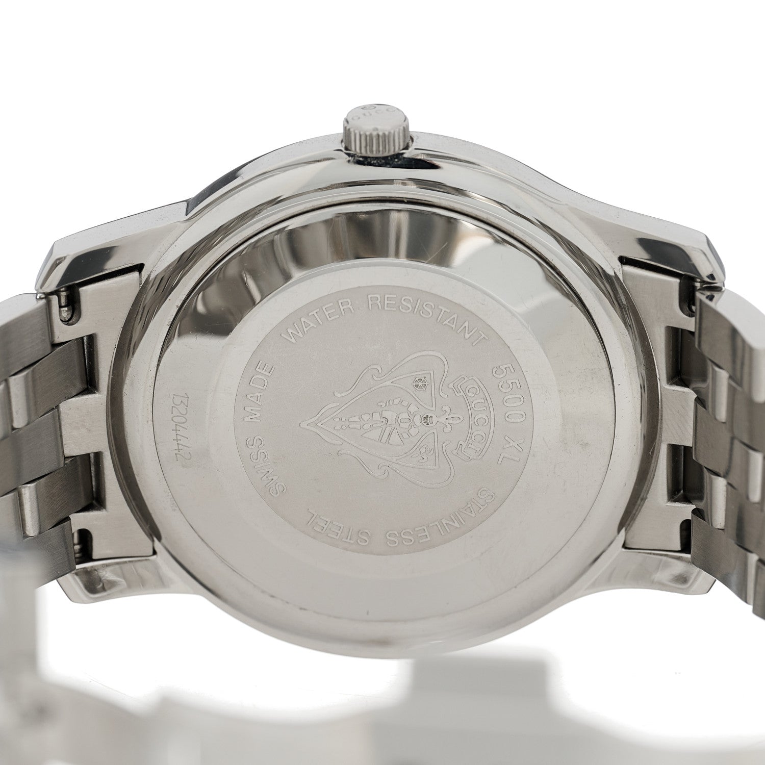 Gucci Stainless Steel 38mm 5500XL Quartz Watch Grey 4 of 4