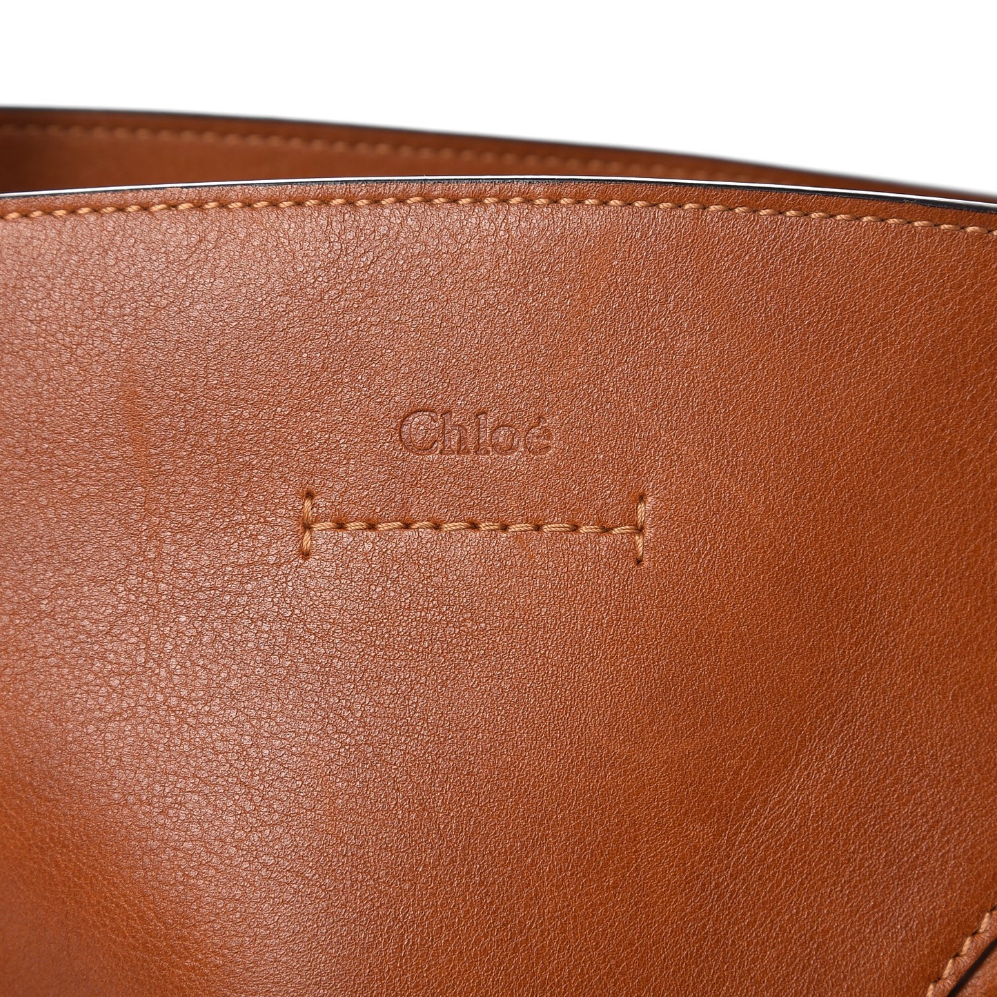 Smooth Calfskin Suede Medium Myer Double Carry Bag Caramel