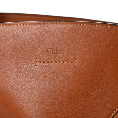Chloe Smooth Calfskin Suede Medium Myer Double Carry Bag Caramel 11 of 11