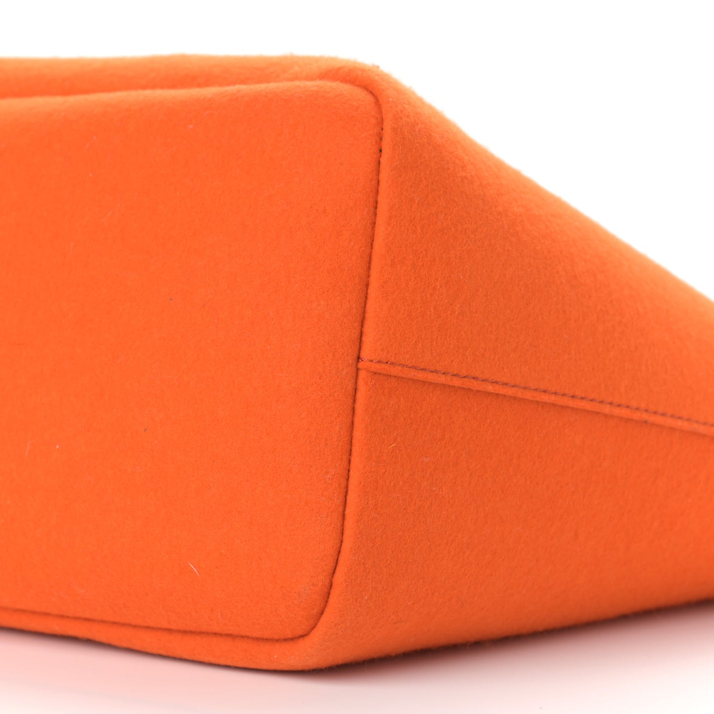 Wool Large Antigona Tote Orange