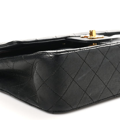 Chanel Lambskin Quilted Small Double Flap Black 9 of 10