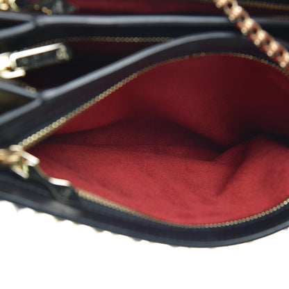 Christian Louboutin Calfskin Ombre Spiked Tribouli Shoulder Bag Black 5 of 12