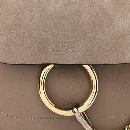 Chloe Suede Calfskin Medium Faye Backpack Motty Grey 8 of 11