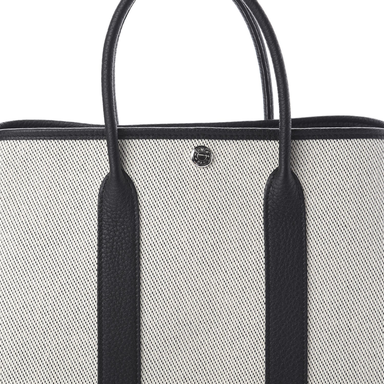 Hermes Buffle Skipper Toile Garden Party 30 TPM Black 9 of 9