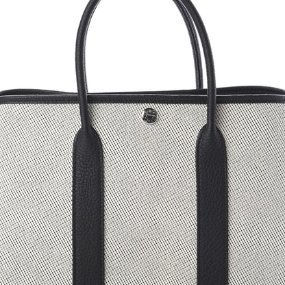 Hermes Buffle Skipper Toile Garden Party 30 TPM Black 9 of 9