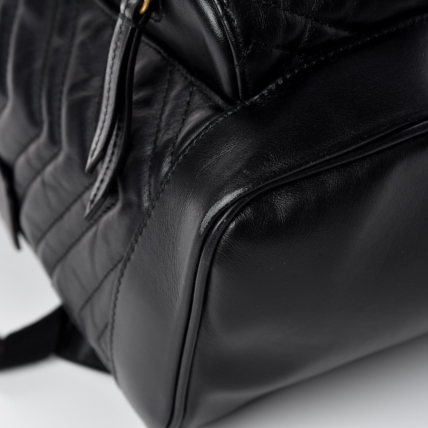 Calfskin Matelasse GG Marmont Day Backpack Black