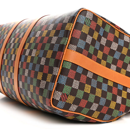Louis Vuitton LV Vers Damier Ebene Keepall Bandouliere 50 8 of 13