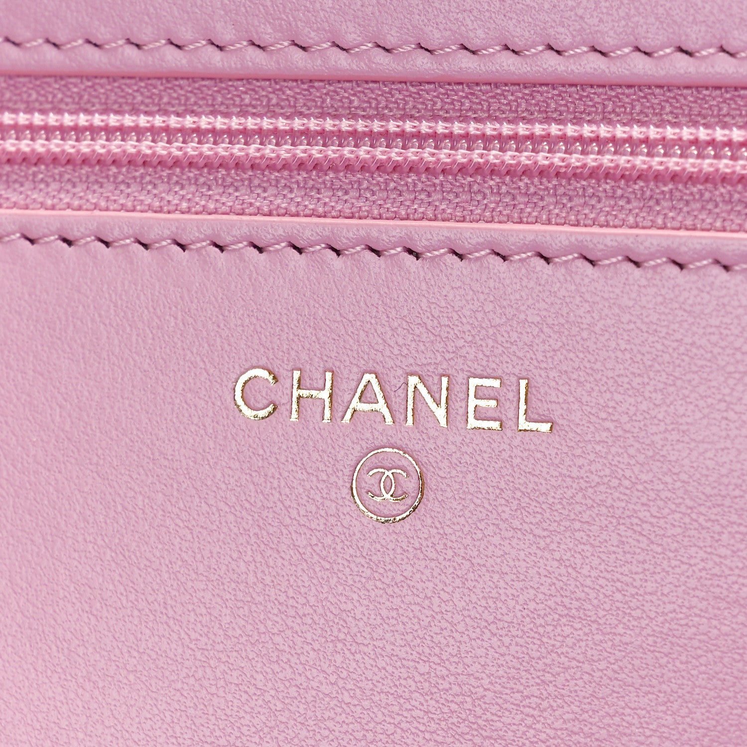 Chanel Shiny Caviar Quilted Pick Me Up Wallet On Chain WOC Pink 6 of 10