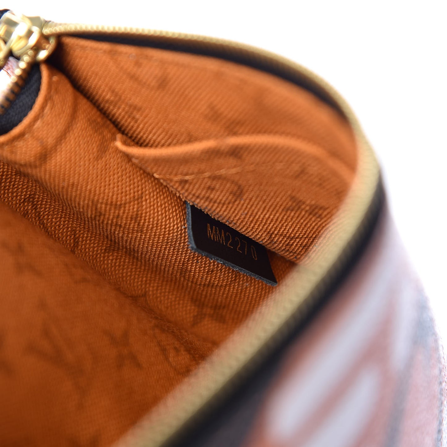 Monogram Giant Crafty Neverfull MM GM Pochette Creme Caramel