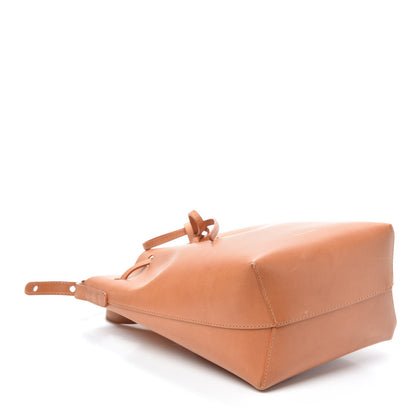 Mansur Gavriel Vegetable Tanned Calfskin Mini Bucket Bag Cammello Sun 4 of 9