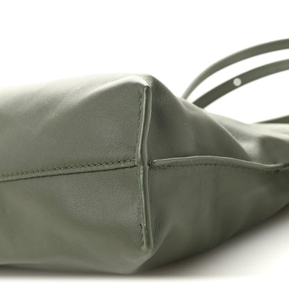 Loewe X SUNA FUJITA Nappa Panda Mini Flamenco Knot Clutch Bottle Green 10 of 12
